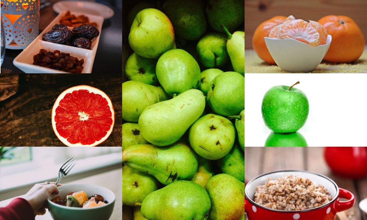 Griķu-augļu diētas sastāvdaļas svara zaudēšanai
